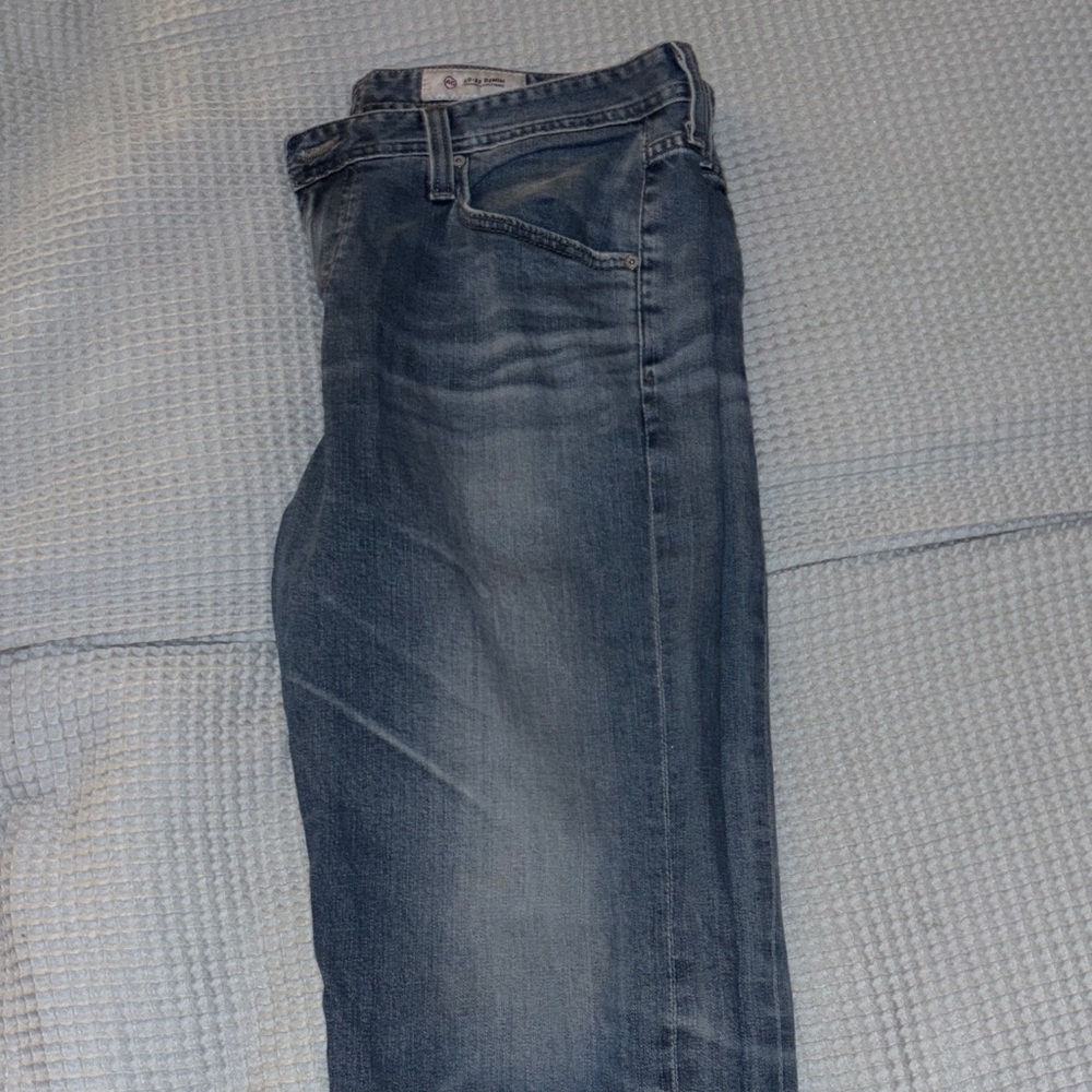 AG Adriano Goldschmied Men's Straight Jeans - Blue